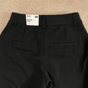 Express Black Publicist Barely Boot Mid Rise Pants Sz 00R